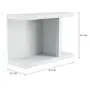 MESA LATERAL 70 CM X 27 CM BENY - BRANCO BRILHANTE - Foto 2