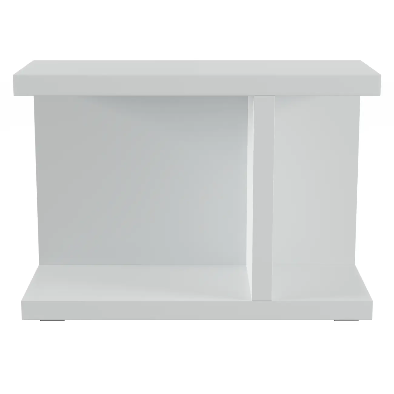 MESA LATERAL 70 CM X 27 CM BENY - BRANCO BRILHANTE - Foto 1