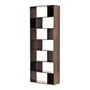 ESTANTE/DIVISÓRIA 80 CM X 2,12 M BLOCK WOOD - NOZES - Foto 2