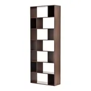 ESTANTE/DIVISÓRIA 80 CM X 2,12 M BLOCK WOOD - NOZES - Foto 2