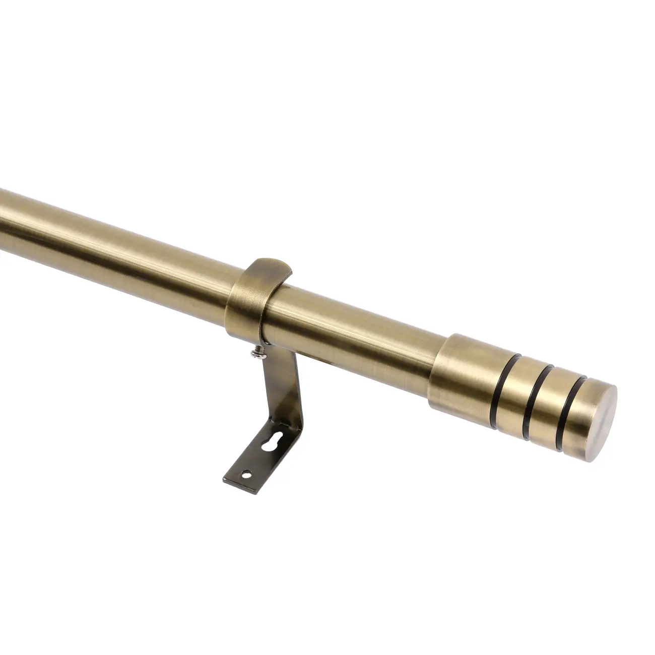 SUPORTE PARA CORTINA EXTENSÍVEL 1,20 M/2,10 M 28 MM SUPINO - OURO VELHO - Foto 3