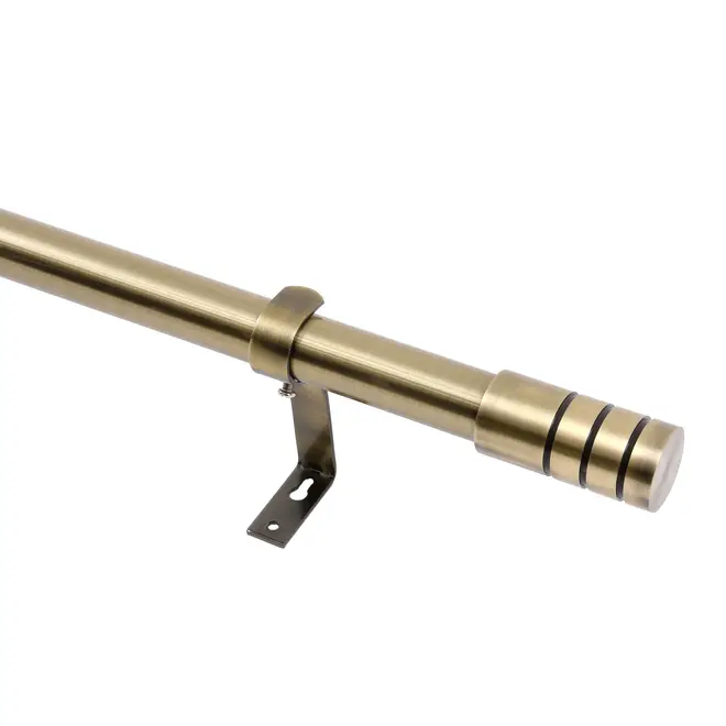 SUPORTE PARA CORTINA EXTENSÍVEL 1,20 M/2,10 M 28 MM SUPINO - OURO VELHO - Foto 3