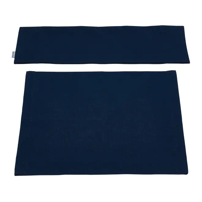 ASSENTO E ENCOSTO PARA ESTRUTURA DE CADEIRA LEME - AZUL ESCURO - Foto 1