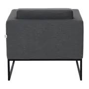 POLTRONA DETROIT - CINZA/PRETO - Foto 5