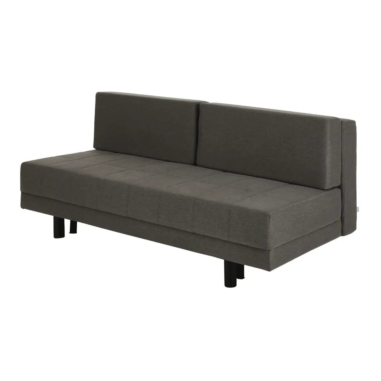 SOFÁ-CAMA 3 LUGARES CLAP - CINZA/PRETO - Foto 2