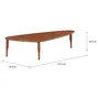 MESA DE CENTRO 1,27 M X 60 CM CHER - NOZES - Foto 2