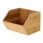 ORGANIZADOR EMPILHÁVEL 17 CM X 15 CM BAMBOO - BAMBU - Foto 1