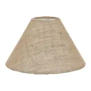 CÚPULA A LUZ 13 CM X 9 CM 26 CM - JUTA RÚSTICA - Foto 1