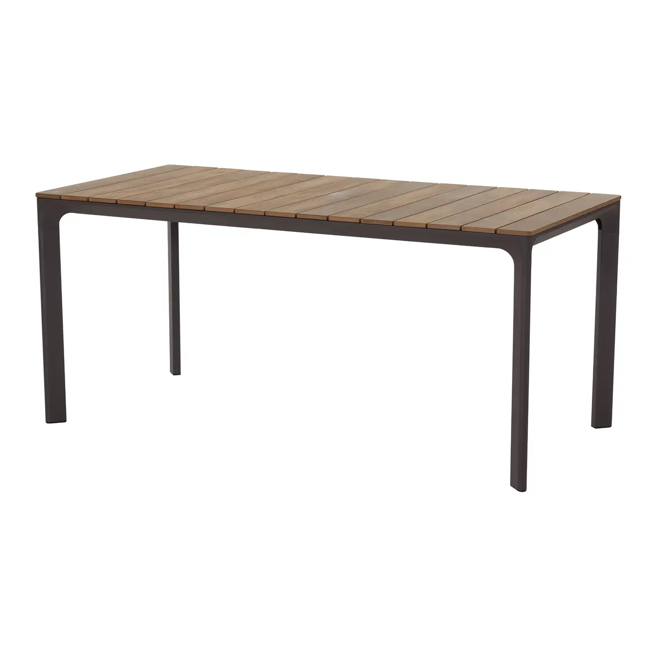 MESA PARA ÁREA EXTERNA 1,65 M X 80 CM SUMMERLAND - CAFÉ/NOZES - Foto 2