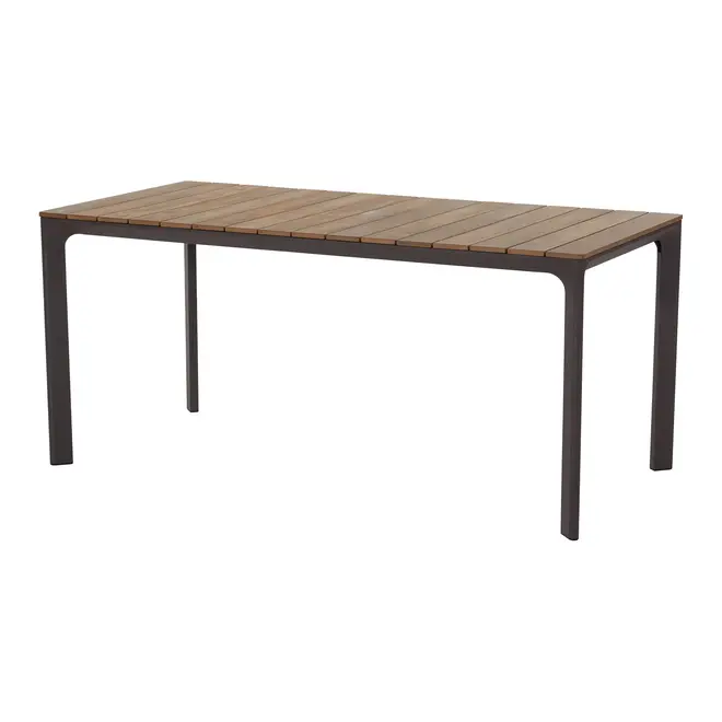 MESA PARA ÁREA EXTERNA 1,65 M X 80 CM SUMMERLAND - CAFÉ/NOZES - Foto 2