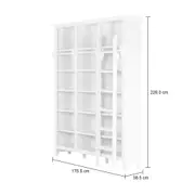 ESTANTE 1,75 M X 2,28 M KUMO - BRANCO - Foto 4
