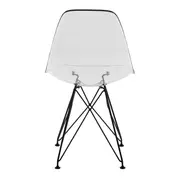 CADEIRA DE JANTAR EASY TOWER - PRETO/INCOLOR - Foto 5