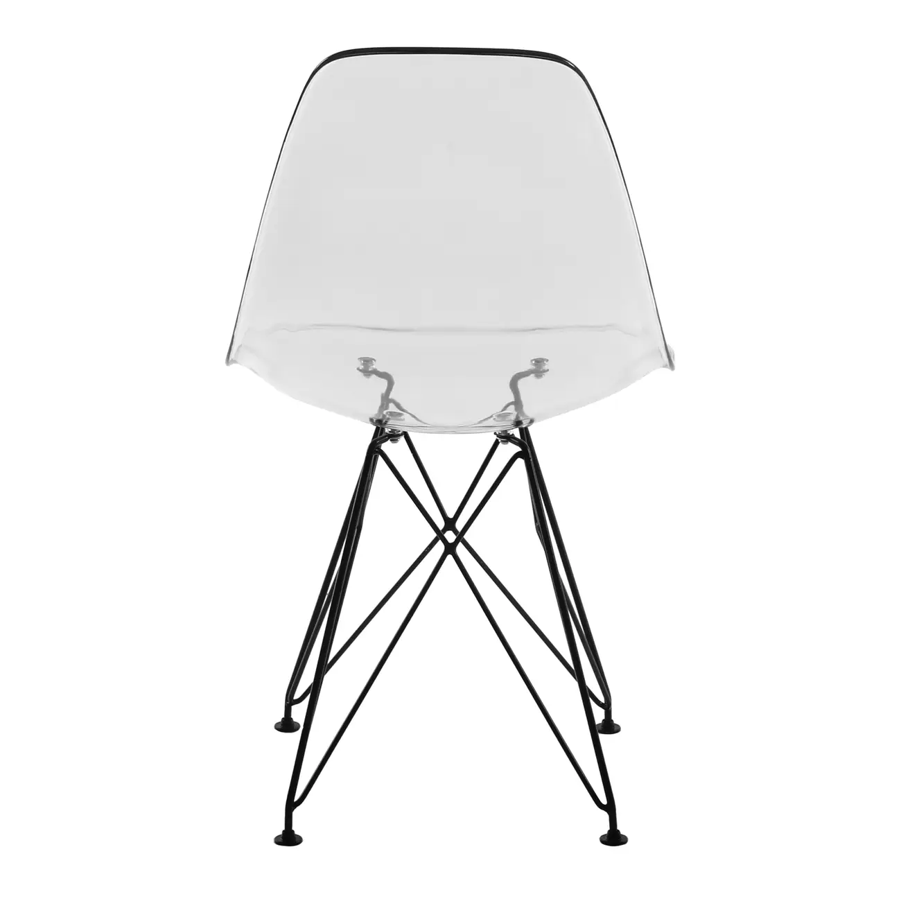 CADEIRA DE JANTAR EASY TOWER - PRETO/INCOLOR - Foto 5