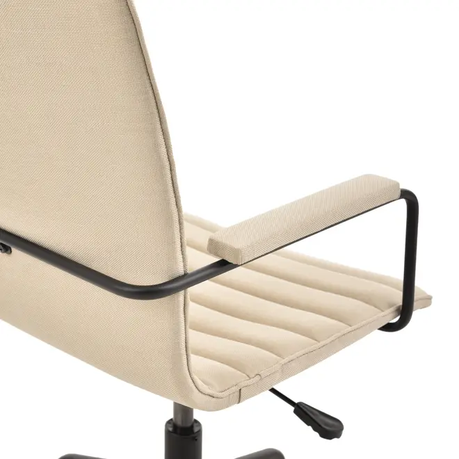 CADEIRA HOME OFFICE FENIKS - BEGE/PRETO - Foto 9