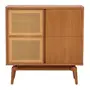 BUFFET 2 PORTAS 1,06 M X 1,07 M COM PALHINHA ARES - TAUARI/FIBRA CLARA - Foto 1