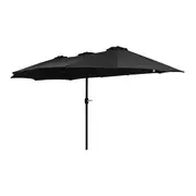 OMBRELONE RETANGULAR 4,60 M X 2,70 M TRI SHADOW - PRETO/PRETO - Foto 3