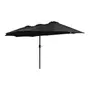 OMBRELONE RETANGULAR 4,60 M X 2,70 M TRI SHADOW - PRETO/PRETO - Foto 3