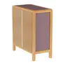 CÔMODA 4 GAVETAS 90 CM X 45 CM KANT - RUBY MOCHA/AMÊNDOA - Foto 8