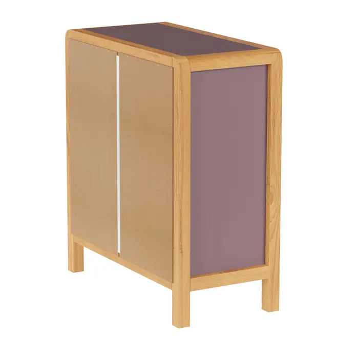 CÔMODA 4 GAVETAS 90 CM X 45 CM KANT - RUBY MOCHA/AMÊNDOA - Foto 8
