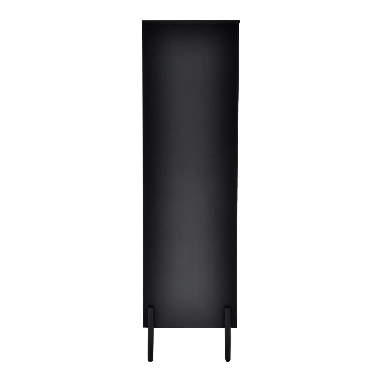 CRISTALEIRA 4 PORTAS 90 CM X 1,39 CM LINHAS - PRETO/INCOLOR - Foto 4