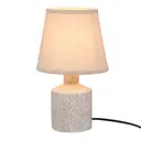 BEGE/AREIA - LUMINÁRIA DE MESA SIENA