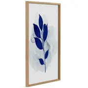 INTENSE BLUE II QUADRO 51 CM X 41 CM - AZUL/NOZES - Foto 7