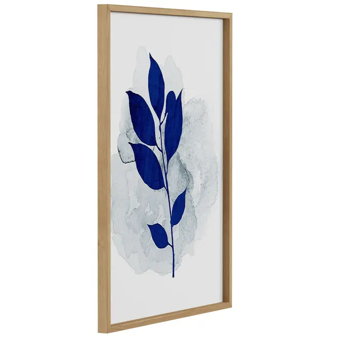 INTENSE BLUE II QUADRO 51 CM X 41 CM - AZUL/NOZES - Foto 7