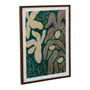 QUADRO I 50 CM X 40 CM FLORA - CASTANHO/ENGLISH GREEN - Foto 2