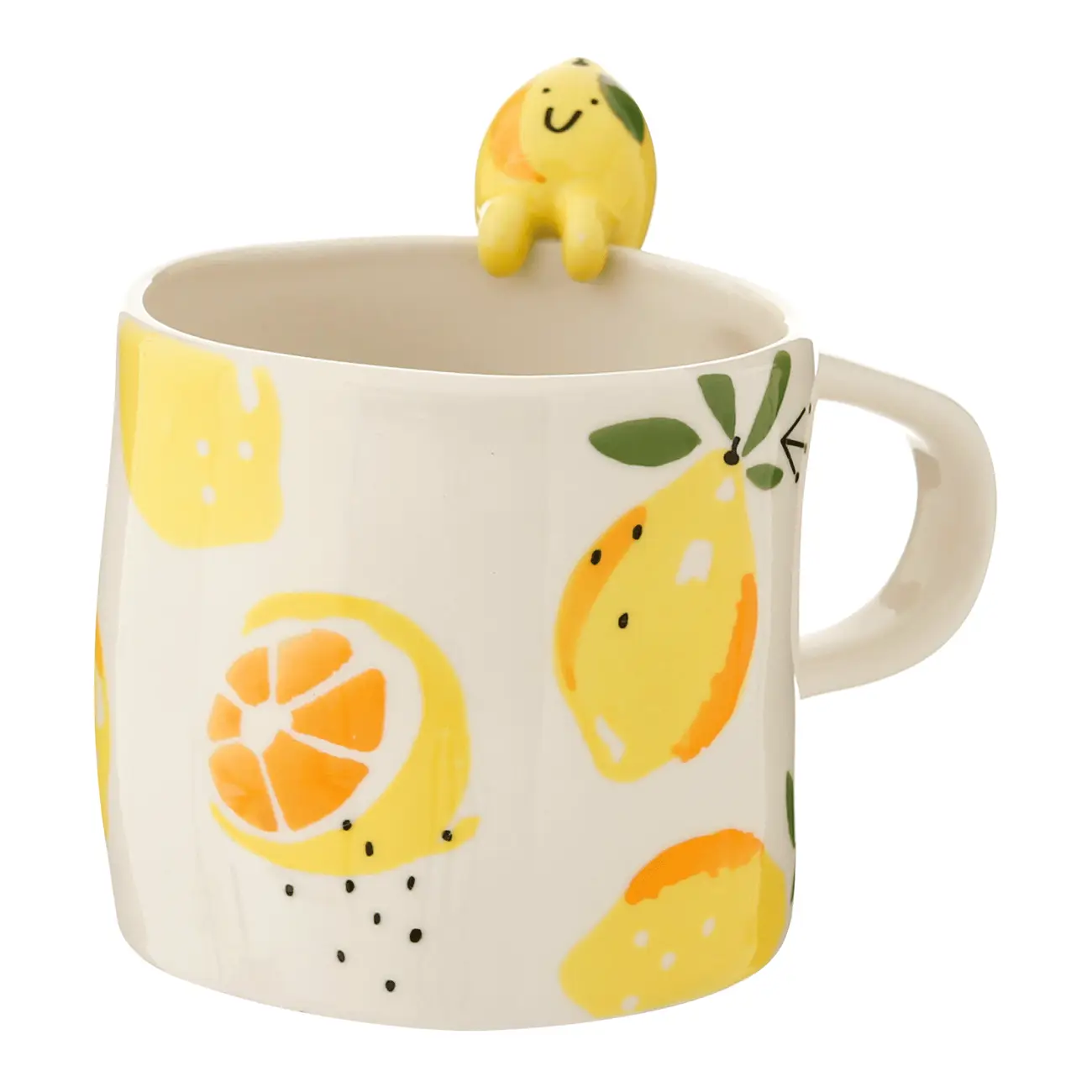 CANECA 300 ML CÍTRICUS - BRANCO/AMARELO - Foto 2