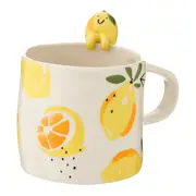 CANECA 300 ML CÍTRICUS - BRANCO/AMARELO - Foto 2