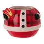 POTE DECORATIVO NOEL BORDAR, AMAR E CELEBRAR - VERMELHO/BRANCO - Foto 5