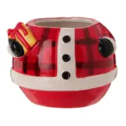 POTE DECORATIVO NOEL BORDAR, AMAR E CELEBRAR - VERMELHO/BRANCO - Foto 5