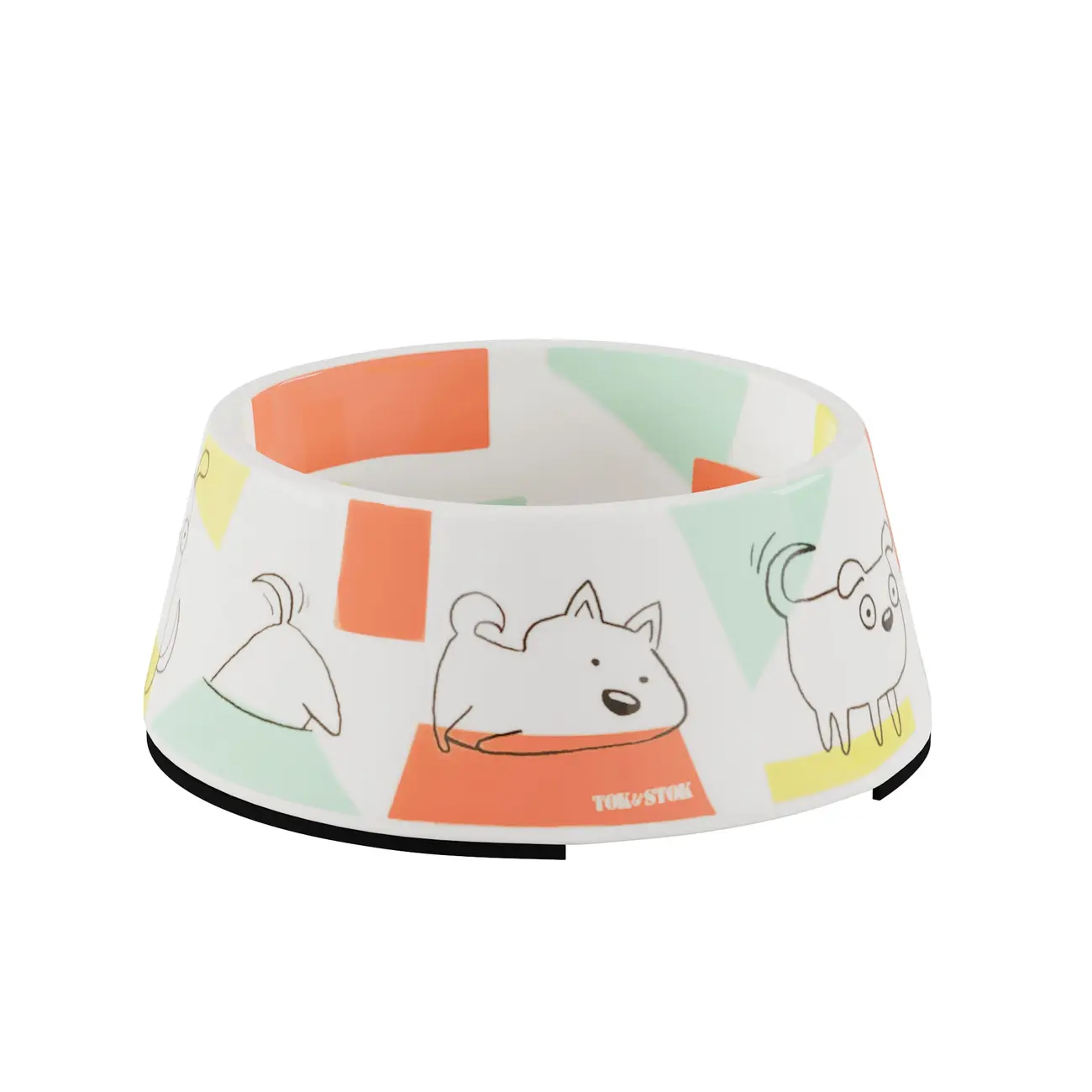 COMEDOURO PARA PET 19 CM BALOO - CORES CALEIDOCOLOR/INOX - Foto 17