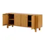 BUFFET 4 PORTAS 1,80 M X 45 CM OKIBO - AMÊNDOA - Foto 4