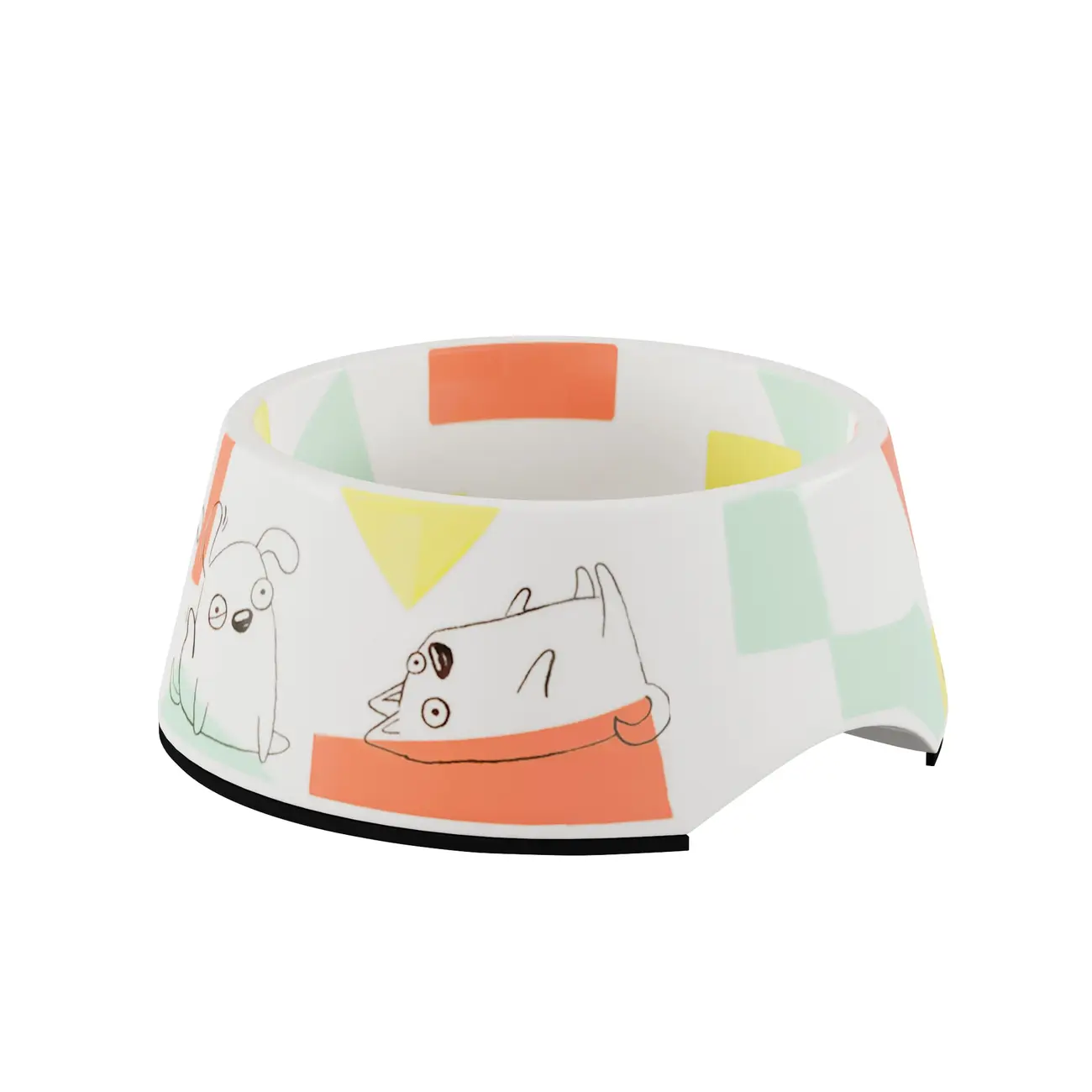 COMEDOURO PARA PET 19 CM BALOO - CORES CALEIDOCOLOR/INOX - Foto 32