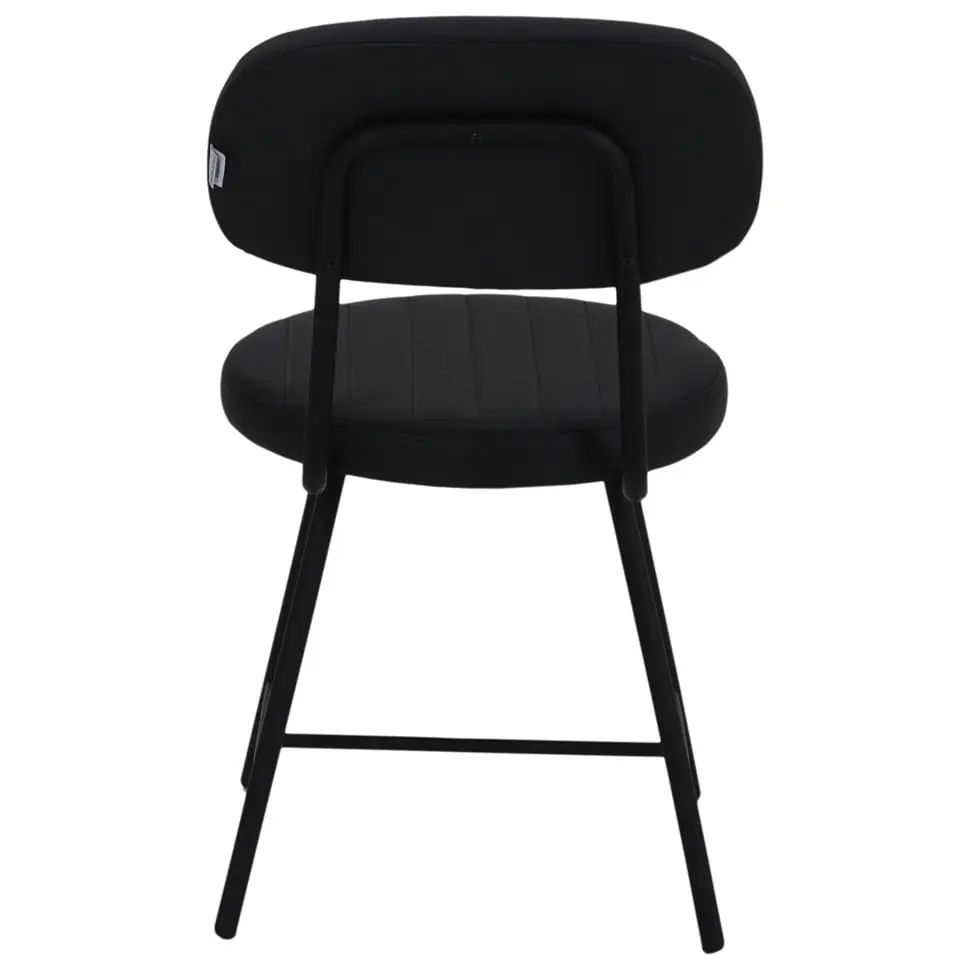 CADEIRA DE JANTAR DINER - PRETO/PRETO - Foto 3
