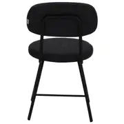 CADEIRA DE JANTAR DINER - PRETO/PRETO - Foto 3