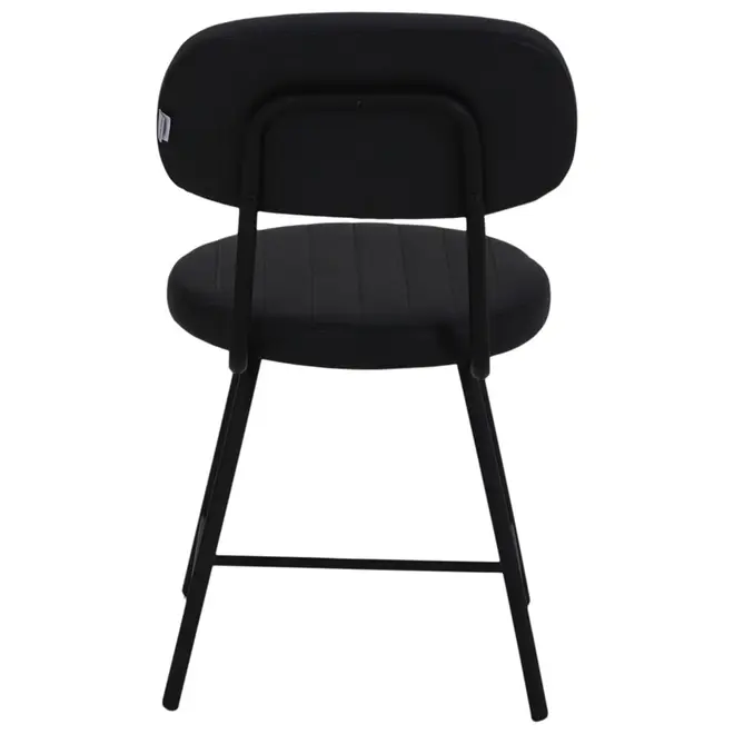 CADEIRA DE JANTAR DINER - PRETO/PRETO - Foto 3