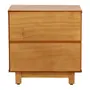 MESA DE CABECEIRA 1 PORTA DE CORRER COM PALHINHA PALHANDI - AMÊNDOA/NATURAL - Foto 5