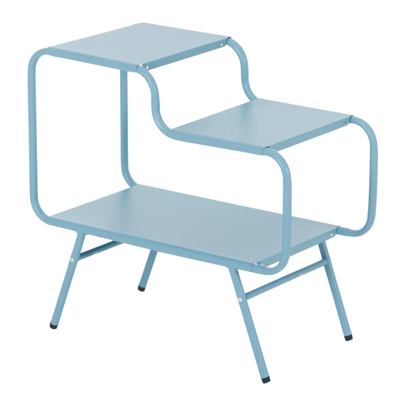 MESA LATERAL 60 CM X 30 CM SERPENTINE - ZIMBRO - Foto 2