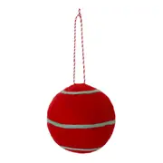 KIT COM 2 PINGENTES BOLAS COLORFUN XMAS - VERMELHO/SORBET DE MENTA - Foto 3