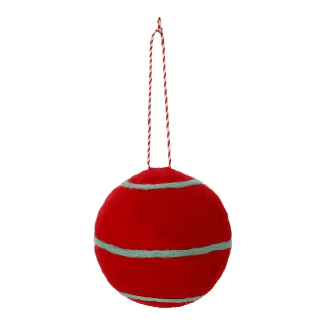 KIT COM 2 PINGENTES BOLAS COLORFUN XMAS - VERMELHO/SORBET DE MENTA - Foto 3