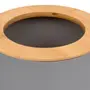 LIXEIRA 5 L BAMBOO - CINZA/BAMBU - Foto 5