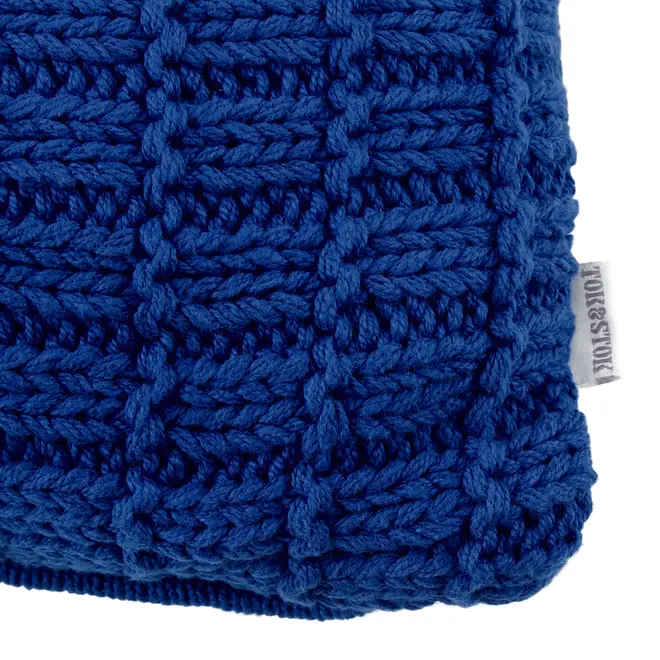 ALMOFADA 50 CM X 30 CM AIRES - AZUL COBALTO - Foto 4