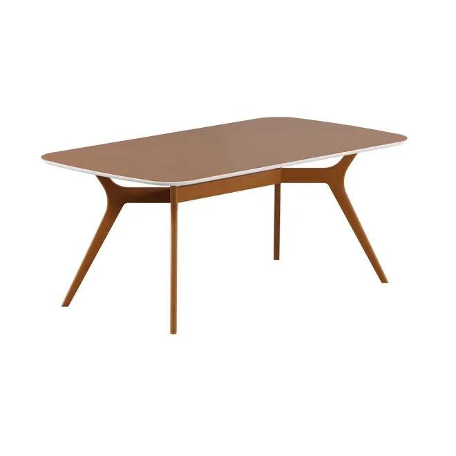 MESA DE JANTAR 1,80 M X 1 M ORGANIC - FREIJÓ/BRANCO - Foto 7