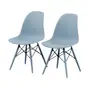 CONJUNTO COM 2 CADEIRAS EASY COLOR - AZUL CLARO/AZUL CLARO - Foto 24