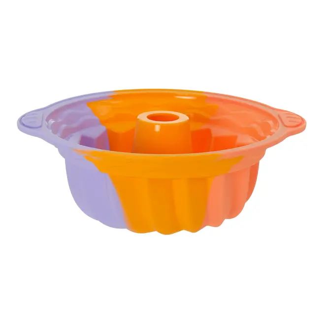 FÔRMA REDONDA COM FURO 28 CM NAPOLITANO - MULTICOR - Foto 5