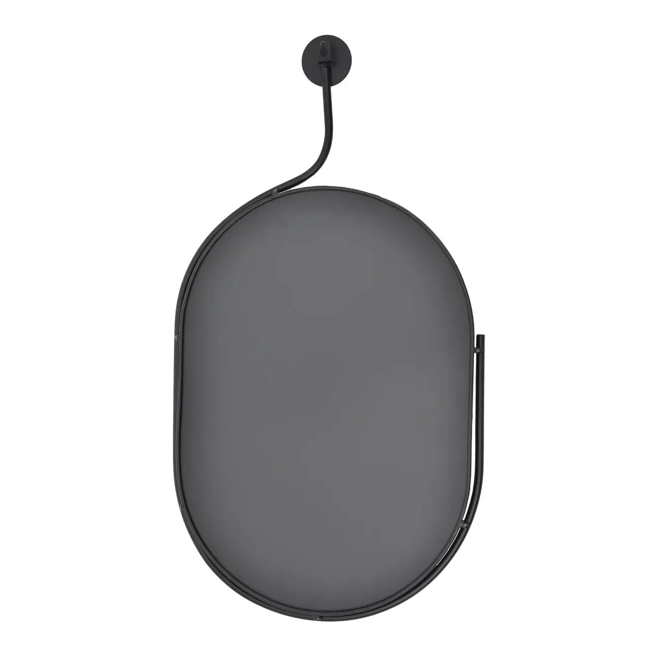 ESPELHO 37 CM X 69 CM HOOK - PRETO - Foto 3