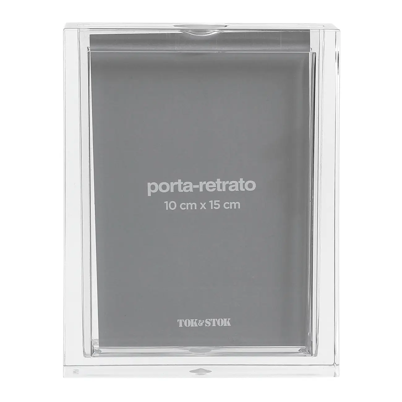 PORTA-RETRATO 10 CM X 15 CM LUKE - INCOLOR - Foto 1