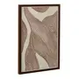 QUADRO I 50 CM X 35 CM ORGANIC LINES - CASTANHO/MARROM - Foto 2